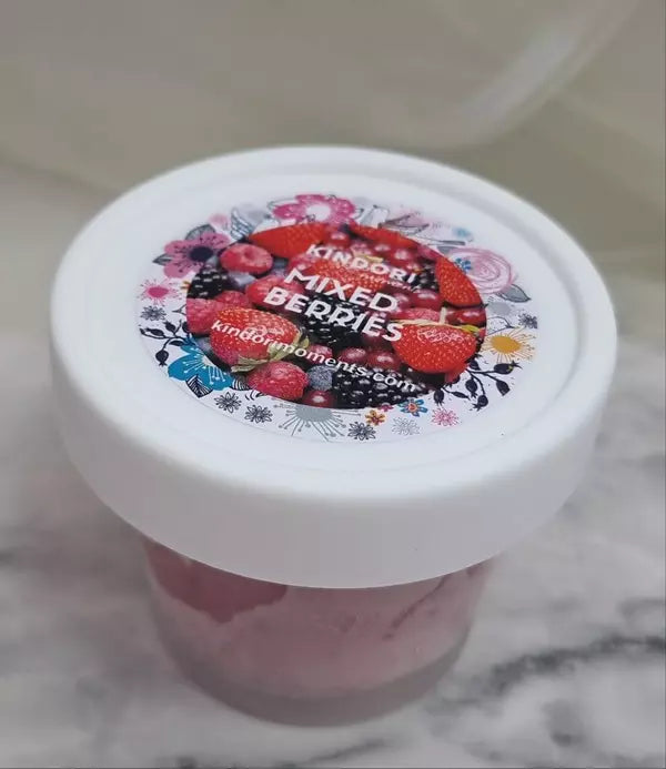 Strawberry ice cream cups