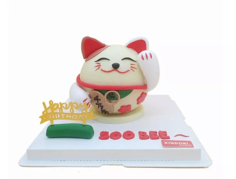 1PCS PVC Mini Lucky Cat Decoration Cake Decoration Fortune Cat Lucky Cat  For Home Office Furnishings Decoration - AliExpress