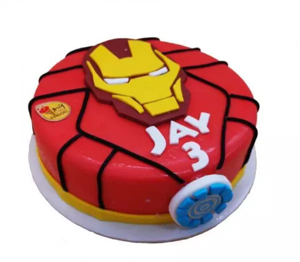 Iron man cake - Hayley Cakes and Cookies Hayley Cakes and Cookies