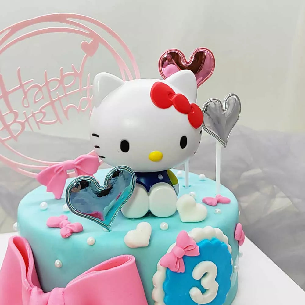 Hello Kitty with Pink Ribbon Pinata | Artisan Cakes | French Cakes & Pastry  | Designer Cakes | Chocolate Pinata | Macaron | Flowers & Balloon | Gifts